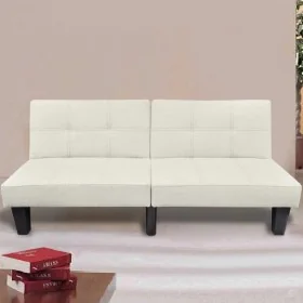 Sofá cama regulable beige de , Sofás - Ref: Foro24-240783, Precio: 197,86 €, Descuento: %