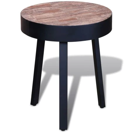Round side table made of recycled teak wood by , Side tables - Ref: Foro24-241713, Price: 89,65 €, Discount: %