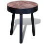 Mesita redonda de madera de teca reciclada de , Mesas auxiliares - Ref: Foro24-241713, Precio: 89,59 €, Descuento: %