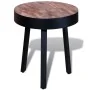 Mesita redonda de madera de teca reciclada de , Mesas auxiliares - Ref: Foro24-241713, Precio: 89,59 €, Descuento: %