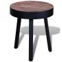 Mesita redonda de madera de teca reciclada de , Mesas auxiliares - Ref: Foro24-241713, Precio: 89,59 €, Descuento: %