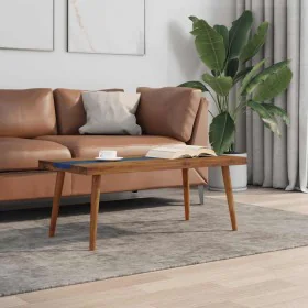 Teak resin coffee table 100x50x40 cm by , Coffee table - Ref: Foro24-245067, Price: 279,66 €, Discount: %