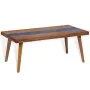 Harztisch aus Teakholz 100x50x40 cm von , Couchtisch - Ref: Foro24-245067, Preis: 279,66 €, Rabatt: %