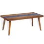 Teak resin coffee table 100x50x40 cm by , Coffee table - Ref: Foro24-245067, Price: 279,66 €, Discount: %