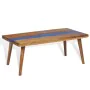 Teak resin coffee table 100x50x40 cm by , Coffee table - Ref: Foro24-245067, Price: 279,66 €, Discount: %