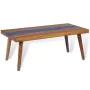 Teak resin coffee table 100x50x40 cm by , Coffee table - Ref: Foro24-245067, Price: 279,66 €, Discount: %