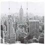 Folding room divider screen 200x170 cm New York in black and white by , Room dividers - Ref: Foro24-245859, Price: 125,27 €, ...