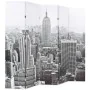 Faltbare Trennwand 200x170 cm New York in Schwarz-Weiß von , Raumteiler - Ref: Foro24-245859, Preis: 125,27 €, Rabatt: %