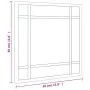 Schwarzer eiserner quadratischer Wandspiegel 30x30 cm von , Spiegel - Ref: Foro24-358632, Preis: 35,45 €, Rabatt: %