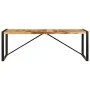 Massiver Esstisch aus Mangoholz 220x100x75 cm von , Küchen- und Esstische - Ref: Foro24-247408, Preis: 357,01 €, Rabatt: %