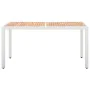 7-piece white synthetic rattan garden dining set by , Garden sets - Ref: Foro24-45997, Price: 824,92 €, Discount: %