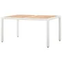 Gartenmöbel-Set, 7-teilig, aus weißem Kunst-Rattan. von , Gartensets - Ref: Foro24-45997, Preis: 824,92 €, Rabatt: %