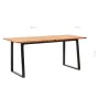 Set comedor jardín 7 pzas ratán sintético y madera acacia gris de , Conjuntos de jardín - Ref: Foro24-46007, Precio: 527,10 €...
