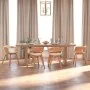 Dining chairs 6 pcs curved wood and cream synthetic leather by , dining chairs - Ref: Foro24-3092392, Price: 1,00 €, Discount: %