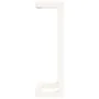 Solid white pine wood towel rack 23x18x60 cm by , Towel racks - Ref: Foro24-822393, Price: 20,80 €, Discount: %