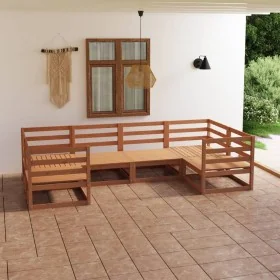 Gartengarnitur 6-teilig Massivholz Kiefer von , Gartensets - Ref: Foro24-3076242, Preis: 363,96 €, Rabatt: %