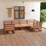 Gartengarnitur 6-teilig Massivholz Kiefer von , Gartensets - Ref: Foro24-3076242, Preis: 363,94 €, Rabatt: %