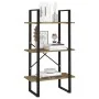 Solid pine wood storage shelf 60x30x105 cm by , Bookcases and shelves - Ref: Foro24-806515, Price: 61,88 €, Discount: %