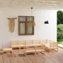 10-piece solid pine wood garden furniture set by , Garden sets - Ref: Foro24-3075814, Price: 608,33 €, Discount: %
