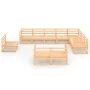 Gartengarnitur 10-teilig Massivholz Kiefer von , Gartensets - Ref: Foro24-3075814, Preis: 608,33 €, Rabatt: %
