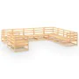 Juego de muebles de jardín 10 piezas madera maciza de pino de , Conjuntos de jardín - Ref: Foro24-3075924, Precio: 608,33 €, ...