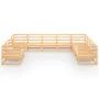 Juego de muebles de jardín 10 piezas madera maciza de pino de , Conjuntos de jardín - Ref: Foro24-3075924, Precio: 608,33 €, ...