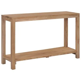 Massivholz-Konsolentisch aus Teakholz 120x35x75 cm von , Seitentische - Ref: Foro24-282850, Preis: 233,69 €, Rabatt: %