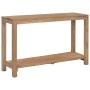 Solid teak wood console table 120x35x75 cm by , Side tables - Ref: Foro24-282850, Price: 233,69 €, Discount: %