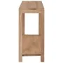 Massivholz-Konsolentisch aus Teakholz 120x35x75 cm von , Seitentische - Ref: Foro24-282850, Preis: 277,02 €, Rabatt: %