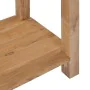 Solid teak wood console table 120x35x75 cm by , Side tables - Ref: Foro24-282850, Price: 233,69 €, Discount: %