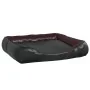 Cama para perros de cuero sintético negro y marrón 80x68x23 cm de , Camas para perros - Ref: Foro24-171241, Precio: 56,94 €, ...