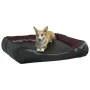 Cama para perros de cuero sintético negro y marrón 80x68x23 cm de , Camas para perros - Ref: Foro24-171241, Precio: 56,94 €, ...