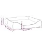 Cama para perros de cuero sintético negro y marrón 80x68x23 cm de , Camas para perros - Ref: Foro24-171241, Precio: 56,94 €, ...