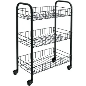 Metaltex Küchenwagen mit 3 Körben Siena schwarz von , Küchen- und Speisewagen - Ref: Foro24-430398, Preis: 30,86 €, Rabatt: %