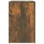 Schuhschrank aus geräucherter Eichen-Sperrholzplatte, 130x35x54 cm. von , Schuhregale und Schuhorganisatoren - Ref: Foro24-81...