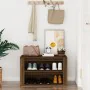 Shoe cabinet made of brown oak plywood, measuring 75x35x45 cm. by , Shoe racks and shoe organizers - Ref: Foro24-816903, Pric...