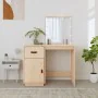 Massivholz-Schminktisch mit LED-Beleuchtung aus Kiefernholz 95x50x133,5 cm. von , Schlafzimmerkommoden - Ref: Foro24-820092, ...