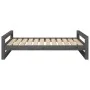Solid pine wood dog bed in gray, 105.5x75.5x28 cm by , Beds for dogs - Ref: Foro24-821489, Price: 89,84 €, Discount: %