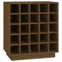Solid pine wood wine rack in honey brown color, 55.5x34x61 cm by , Wine and liquor cabinets - Ref: Foro24-821530, Price: 85,9...