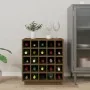 Solid pine wood wine rack in honey brown color, 55.5x34x61 cm by , Wine and liquor cabinets - Ref: Foro24-821530, Price: 85,9...