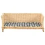 Dog basket with natural willow cushion 90x54x35 cm by , Beds for dogs - Ref: Foro24-170775, Price: 128,72 €, Discount: %