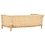 Dog basket with natural willow cushion 90x54x35 cm by , Beds for dogs - Ref: Foro24-170775, Price: 128,72 €, Discount: %