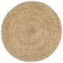 Handmade gray pouf 40x45 cm made of jute by , Ottomans - Ref: Foro24-248077, Price: 68,33 €, Discount: %