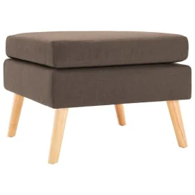 Brauner Stoff-Fußhocker von , Osmanen - Ref: Foro24-288735, Preis: 72,55 €, Rabatt: %