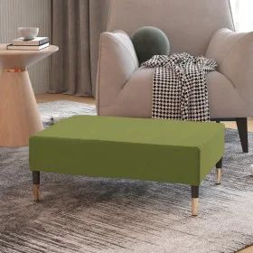 Green velvet footrest 78x56x32 cm by , Ottomans - Ref: Foro24-337701, Price: 62,71 €, Discount: %