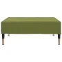 Green velvet footrest 78x56x32 cm by , Ottomans - Ref: Foro24-337701, Price: 63,45 €, Discount: %