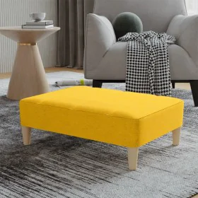 Yellow fabric footrest 78x56x32 cm by , Ottomans - Ref: Foro24-337807, Price: 81,63 €, Discount: %