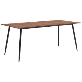 Brown MDF dining table 180x90x75 cm by , Kitchen and dining tables - Ref: Foro24-281568, Price: 210,25 €, Discount: %
