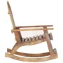 Solid recycled wood garden rocking chair by , Rocking chairs - Ref: Foro24-285882, Price: 135,71 €, Discount: %