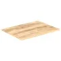 Solid mango wood table surface 15-16 mm thick 80x70 cm by , Table tops - Ref: Foro24-286017, Price: 88,48 €, Discount: %